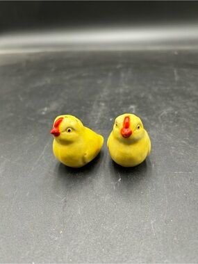 Ceramic Yellow Chick Salt & Pepper Shakers, Easter